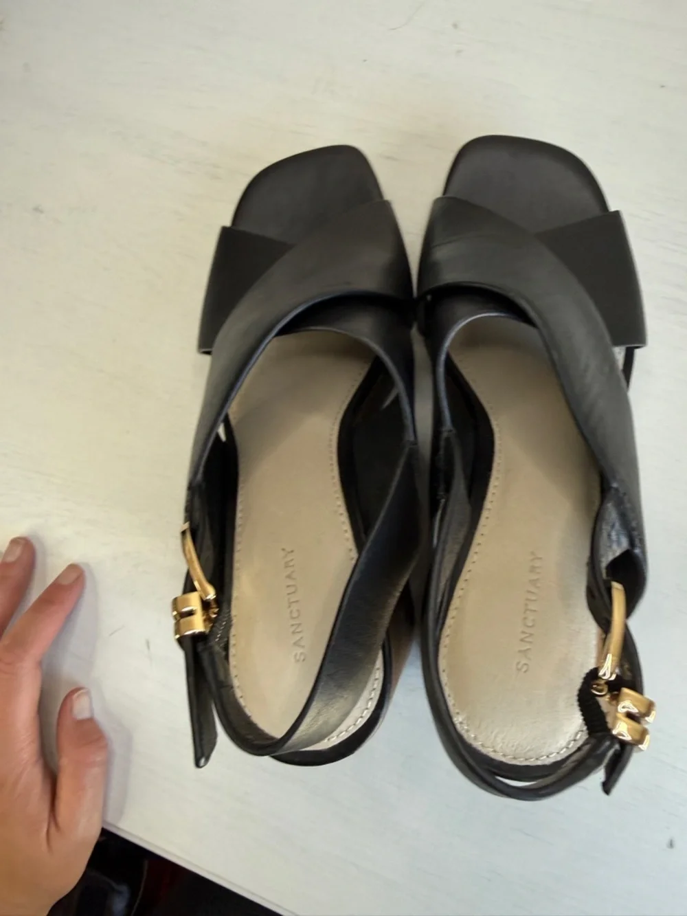 Sanctuary Nouveau Platform Wedge Sandal sz 6
